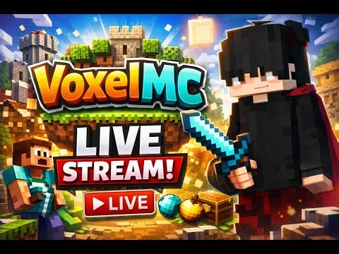 🔴 Playing with Subscribers on VoxelMC | Minecraft Live Stream (Portrait)