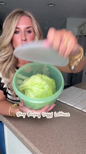 Keep Lettuce Fresh Longer with Tupperware SuperCrisp