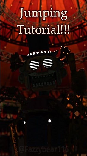 Jumping Tutorial 🏃‍♂️#fnaf #sotm #animation #blender #bigtop