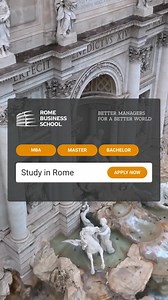 Turn your passion into impact 👉 study your Master’s or MBA in Rome, one of the world’s most inspiring cities. 🇮🇹 At Rome Business School, ranked among the Top 3 Business Schools in Italy (QS & Eduniversal), you’ll join students from 150 countries and learn through a practice-oriented education that connects theory with real business challenges. With 340 global partners, accredited programmes, and scholarships available, you’ll gain the skills, network, and confidence to build an international
