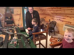 HO slot car track - AFX Giant Raceway-Grandson’s race