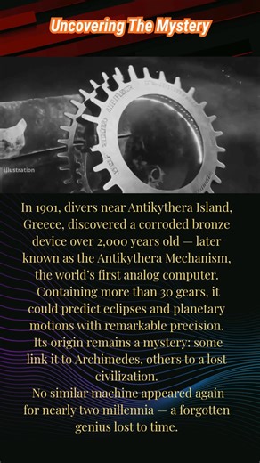#AntikytheraMechanism #AncientTechnology #MysteriousDiscovery #LostCivilizations #AshlightStyle #AncientHistory #ScienceMystery #ShortDocumentary | Ashlight Studio