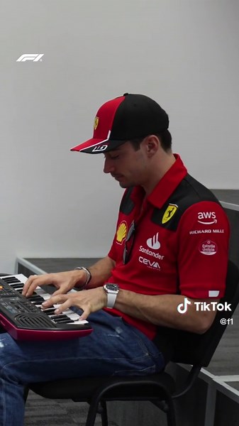 Charles Leclerc Plays Piano on Beyond The Grid Podcast