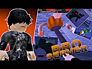 ENTREI E ACABEI COM O PRO SERVER!! 😈🔥 (Flee the facility)