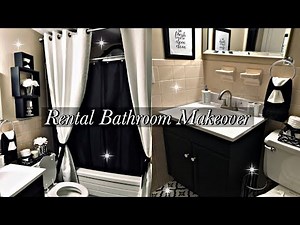 Rental Bathroom | 5 INEXPENSIVE Things to do to Upgrade your Rental BATHROOM | Tips & Hacks | 2021!!
