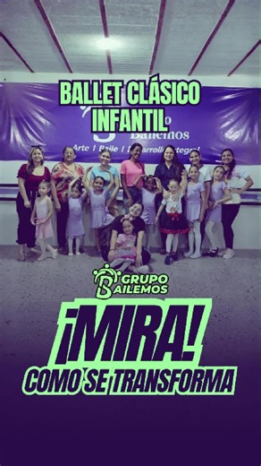 MÁS QUE UNA CLASE, UNA PUESTA EN ESCENA. 🩰✨ En Grupo Bailemos elevamos el estándar. Nuestro primer taller de Ballet Clásico Infantil demostró que para formar bailarinas no basta con enseñar pasos: hace falta visión y producción. Cuidamos la técnica, la estética y cada detalle del montaje. Porque en San Juan no solo damos clases; estamos produciendo el futuro de la danza clásica con el rigor que la disciplina exige. Esto es solo el inicio de lo que sucede cuando la formación encuentra su máximo 