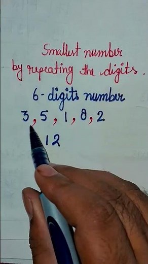 Make smallest 6-digits number.