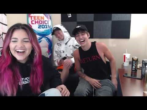 Funny moments (drunk livestream with Sam, Colby and Kat)