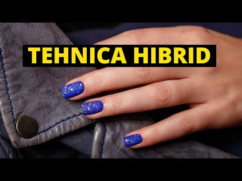 Unghii patrate - TEHNICA HIBRID