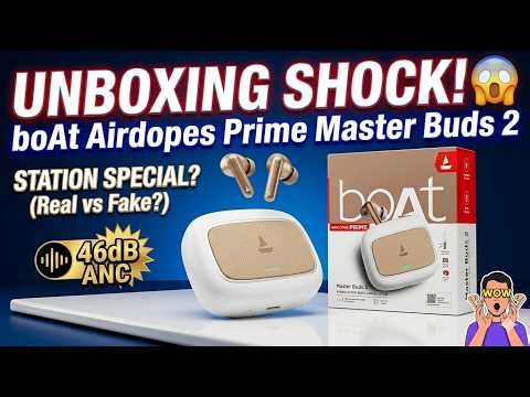 UNBOXING SHOCK! 😱 boAt Airdopes Prime Master Buds 2: Real or Fake?