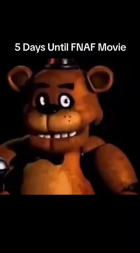5 Days Until FNAF Movie #5daysuntiltheparty #fnafmovie #daysuntilfnafmovie