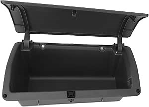 Jiawu Dashboard Storage Box for Vigo 2004-2014, LHD Passenger Side Dash Organizer Box Replacement, OE # 55042 0K020, Dash Panel Tray Box, Interior Center Console Dash Tray (Grey)