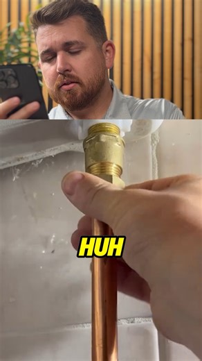 @homeloveprojects on Instagram: "Leaky pipe? Freeze the water inside the pipe. Then, fix it! That’s wild — and effective. Video from: @mmplumber #plumbing #reaction #reactionvideo #plumber"