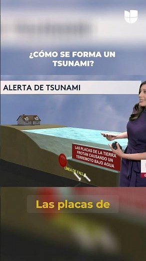 ¿Cómo se forma un tsunami?