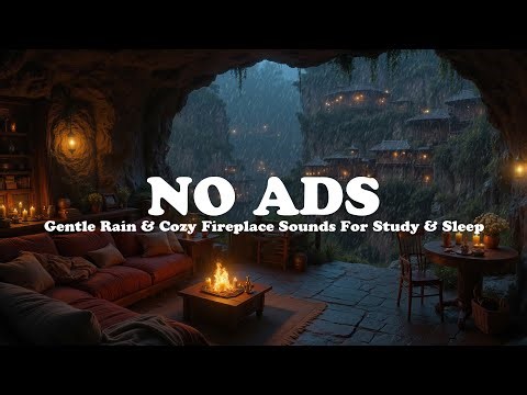 Peaceful Cave Rain 🌧️ Soothing Echo Sounds for Sleep, Relaxation & Study