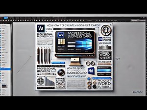 "How to Create a Professional Business Card in Microsoft Word | Step-by-Step Tutorial"