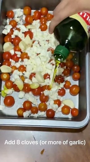 Viral TikTok Recipe - Feta Tomato Pasta #Shorts