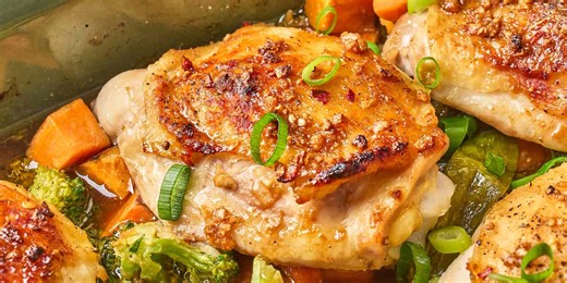 Magic Honey Garlic Chicken Dinner