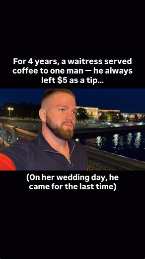 Mike on Instagram: "Jessica worked at a neighborhood café and despised this customer. Every morning — espresso, a newspaper, exactly $5 on the table. Coworkers laughed: “The cheapskate is here again.” Wealthy guests left hundreds, got smiles and special treatment. She didn’t even hide her irritation when serving him. On her wedding day, Jessica worked her last shift. She planned to quit in a month — her husband promised to support her. The old man came as usual, ordered coffee. But instead of $5