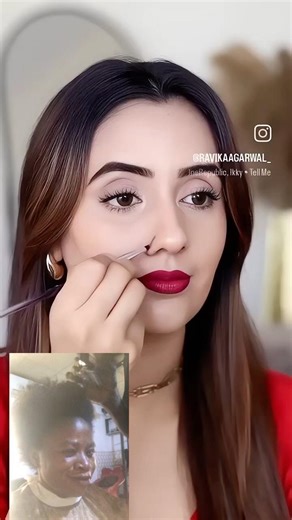 Blend here for a slimmer, sharper nose instantly! ✨ #beautyhack