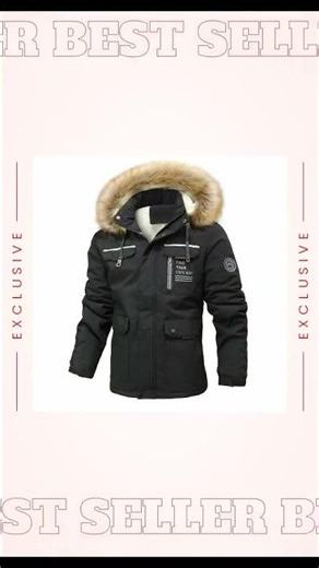 Men’s Thick Padded Hooded Jacket