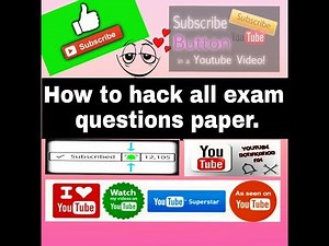 How to hack all exam questions 100% work.