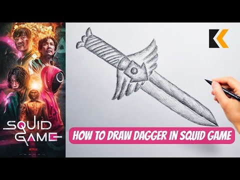 Let’s Sketch It! How to Draw Dagger in Squid Game
