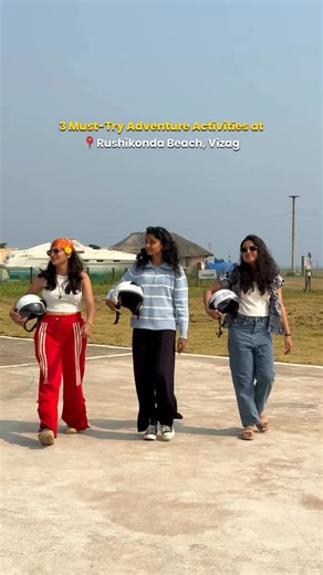 Priyanka Neelam 🇮🇳 on Instagram: "Here👇🏻are 3 must-try activities at📍Rushikonda Beach, Vizag, Andhra Pradesh. 🪂 1) Paramotoring : 2,500/- per person Soar above the beach & coastline for a few minutes(~5-10mins) of aerial views with the pilot. 🚤 2) Speed Boating : 200-300/- per ride (5-10mins ride) Get that splashy sea ride and breeze while cruising the Bay of Bengal. 🤿 3) Scuba Diving : 4,500/- per person (including pictures & videos) (Duration 30-50mins) Dive into the ocean with gear, a