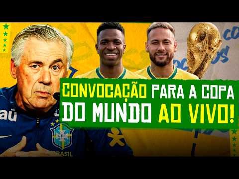 🔴 AO VIVO E COM IMAGENS: NEYMAR VAI PRA COPA DO MUNDO DE 2026! | COLETIVA DO ANCELOTTI
