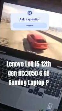 Lenovo LOQ i5 12th Gen RTX 3050 6GB 🔥 Best Gaming Laptop? #lenovogaming #intelpc