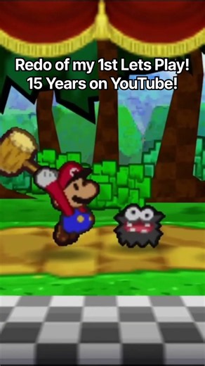 Redoing my 1st #letsplay for my 15th #anniversary ! SUPER EXCITED! #papermario #nintendo #mario #n64