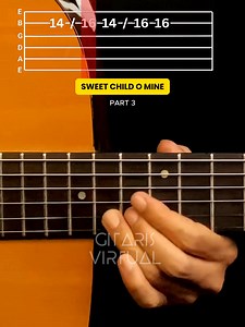 Sweet Child O' Mine Acoustic Guitar Solo (Part 3)