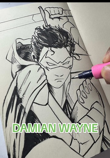 Drawing Damian Wayne: A Guide to Comic Art