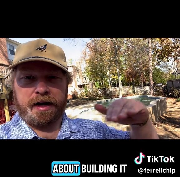 Building a pool when you know you have rock. #pooldesign #poolbuild #backyard