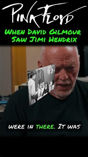 David Gilmour’s Incredible First Hendrix Story #DavidGilmour #JimiHendrix #shorts