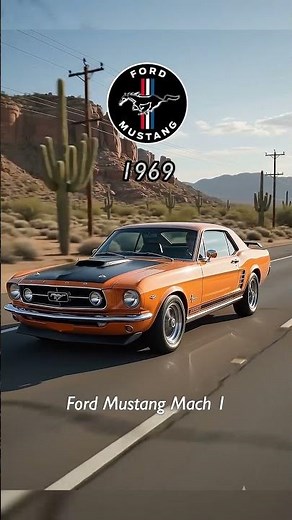 Evolución de Ford Mustang Hasta la actualidad 😱⏳