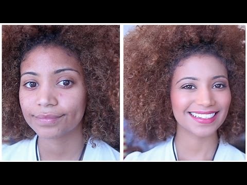 Natural Summer Glow Light Skinned WOC makeup Tutorial