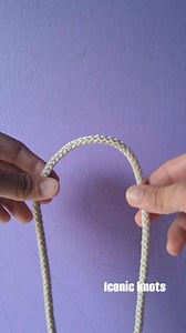 715K views · 6.9K reactions | Learn how to tie Spanish bowline✅️ #everyoneシ゚ #fypシ゚viralシ #fypシ #foryouシ #handmadewithlove #viewers #fy #FYI #handmade #knot #rope #reelsfb #reelsvideoシ Iconic Knots | Iconic Knots | Facebook