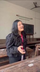 249K views · 10K reactions | POV- when the class is empty and your friends want you to sing this masterpiece <3 #kahanisuno #kaifikhalil #AnanyaNanda | Ananya Sritam Nanda | Facebook