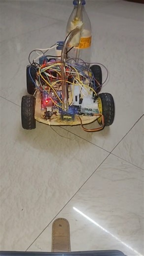 Fire Extinguisher Arduino Car