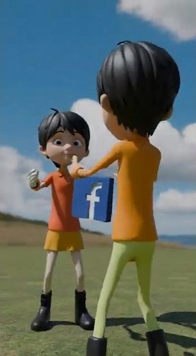 cartoon love romantic video/4k #animation