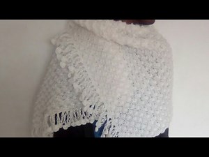 Tuto tricot : châle au tricot et au point ajouré