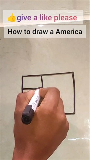 how to draw an Amrica #anvidrawing #viral #usa #shorts