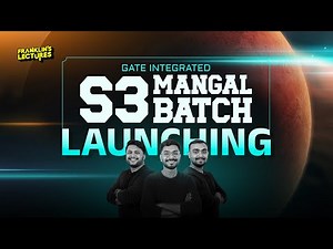 B.Tech S3 MANGAL BATCH | GRAND LAUNCH - HUGE OFFERS | Franklin's Lectures | 2024 Scheme | KTU