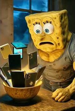 Patrick and Squidward want to steal SpongeBob golden bowl #patrick#spongebob #squidward #shortvideo