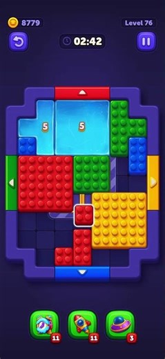 Block Out! Level 76 Solution | Color Sort Puzzle Gameplay Walkthrough