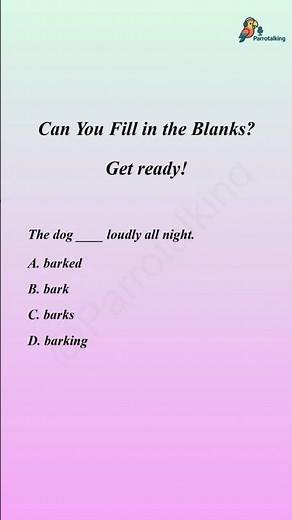 Cloze Test Questions for English Learners | Practice English Grammar and Vocabulary #englishgrammar