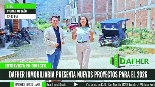 🚨 #𝘌𝘕𝘋𝘐𝘙𝘌𝘊𝘛𝘖 🚨 🔵🟡 DAFHER INMOBILIARIA PRESENTA NUEVOS PROYECTOS PARA EL 2026 Hoy conversamos con Melina Vargas, asesora de Dafher Inmobiliaria, quien nos da detalles del nuevo proyecto inmobiliario “Residencial Atenas”, ubicado en Monterrico. Acompáñanos y entérate de las novedades que tiene Dafher Inmobiliaria para ti. | Panel Informativo