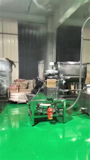 Powder mix pack line#machine #machinery powder mixer machine