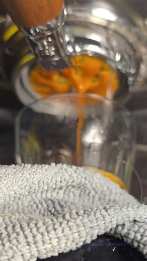 Gaggia Evolution - Primeiro espresso após limpeza